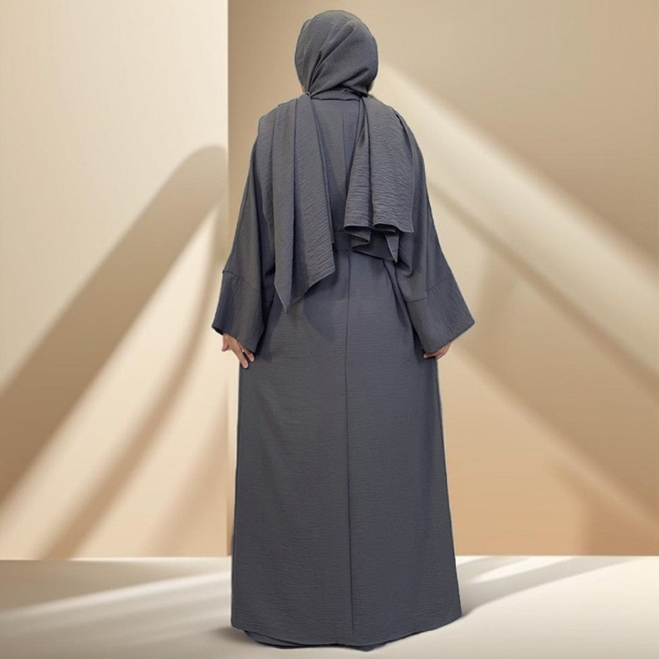 2 piece robe with belt - Try Modest Limited