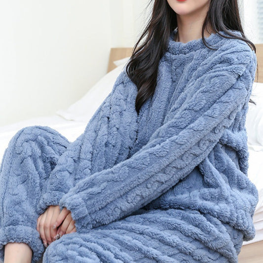 Cozy Coral Fleece Pajamas - Try Modest Limited 