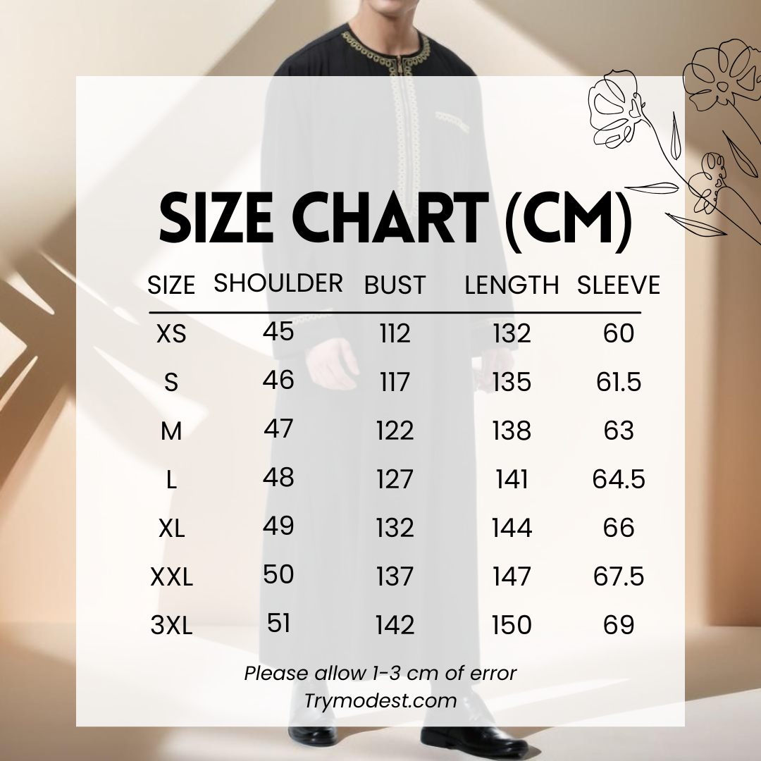 Al-Athir Thobe for Men - Try Modest Limited