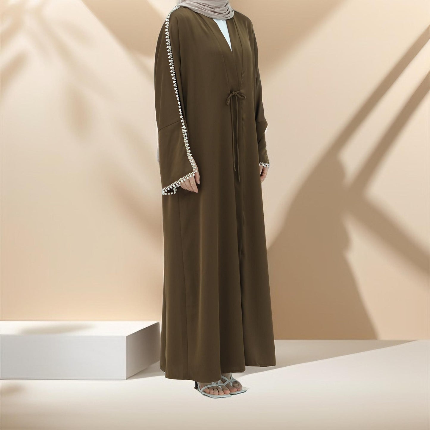 Allure de Perle Kimono Abaya - Try Modest Limited