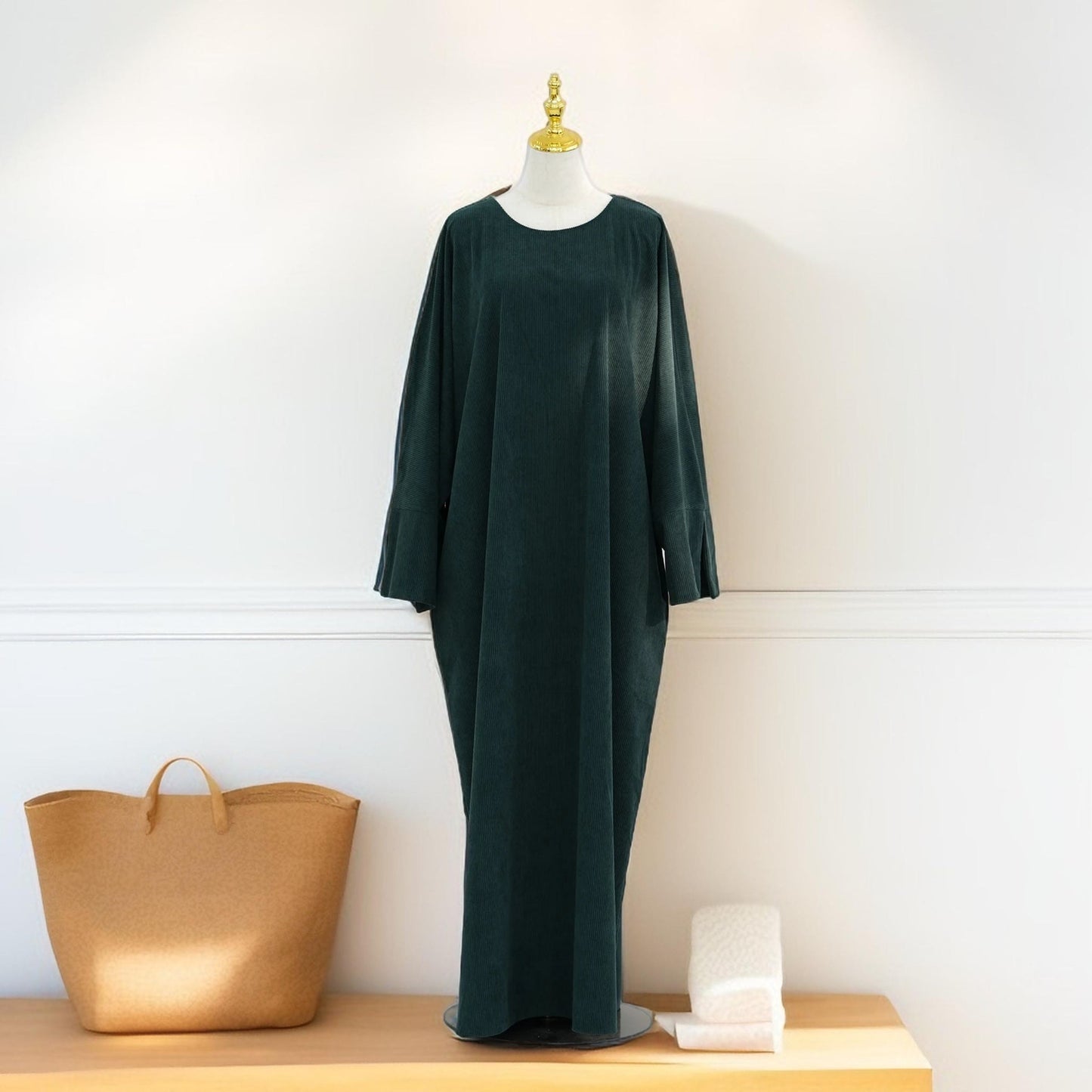 Autumn/Winter Cozy Corduroy Abaya - Try Modest Limited