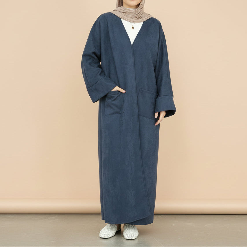 Deena Velvet Coat Abaya