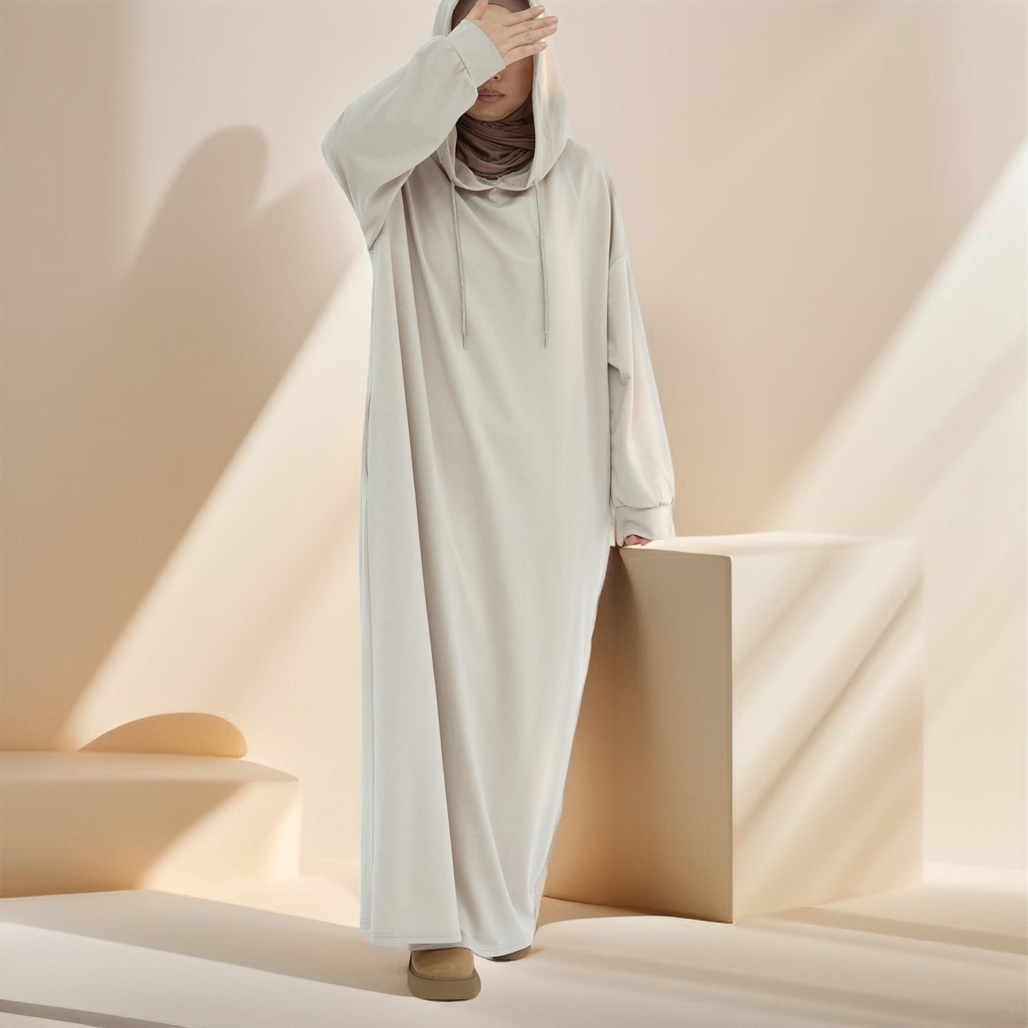 Effortless Everyday Sweatshirt Abaya Dress - Try Modest Limited
