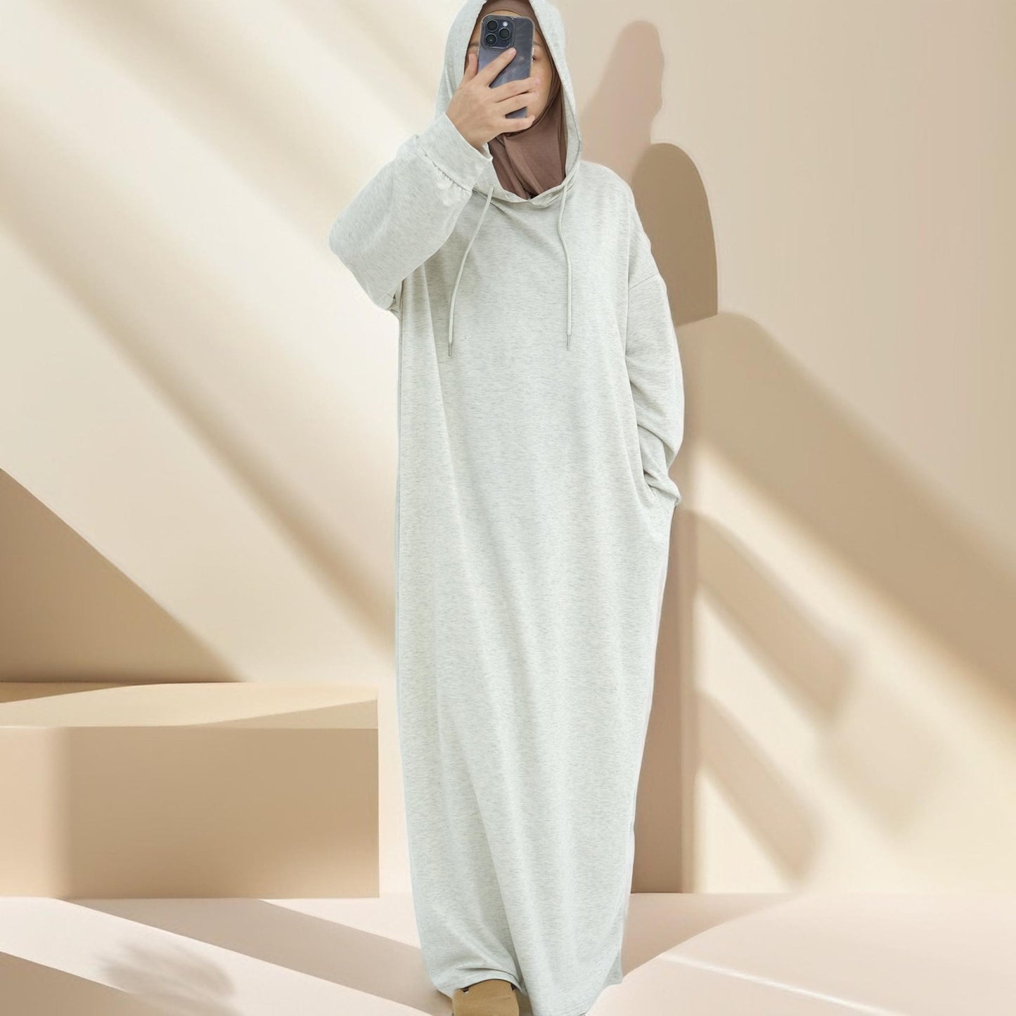 Effortless Everyday Sweatshirt Abaya Dress - Try Modest Limited