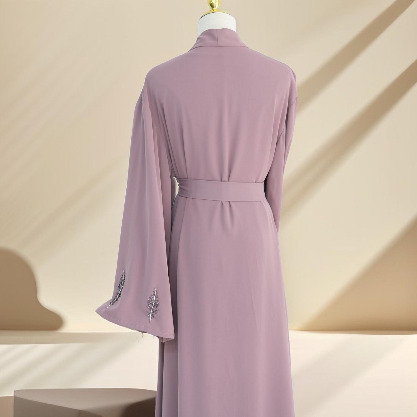 Eyana 2 PC Embroidered Abaya Set - Try Modest Limited