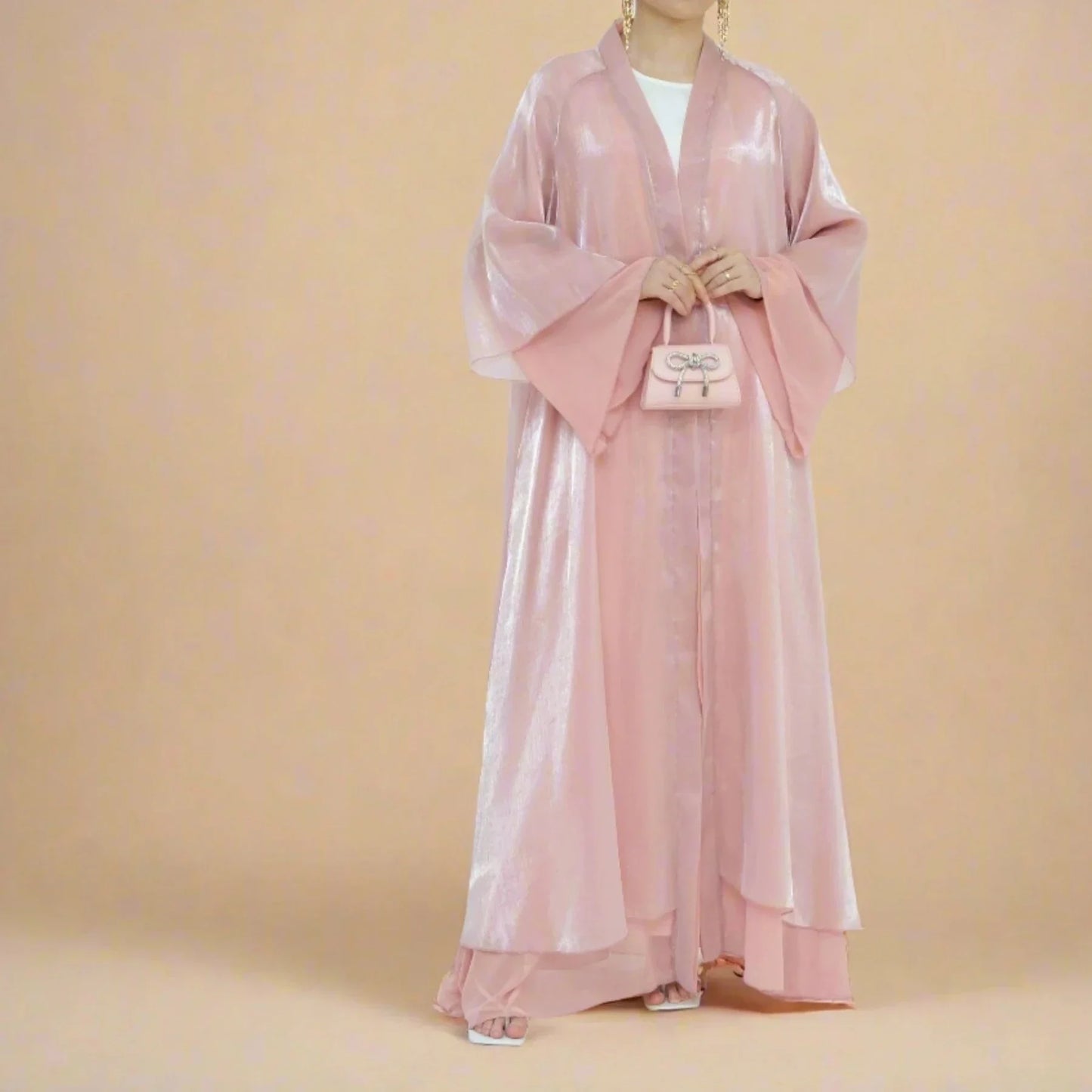 Fairytale Reversible Organza Abaya - Try Modest Limited