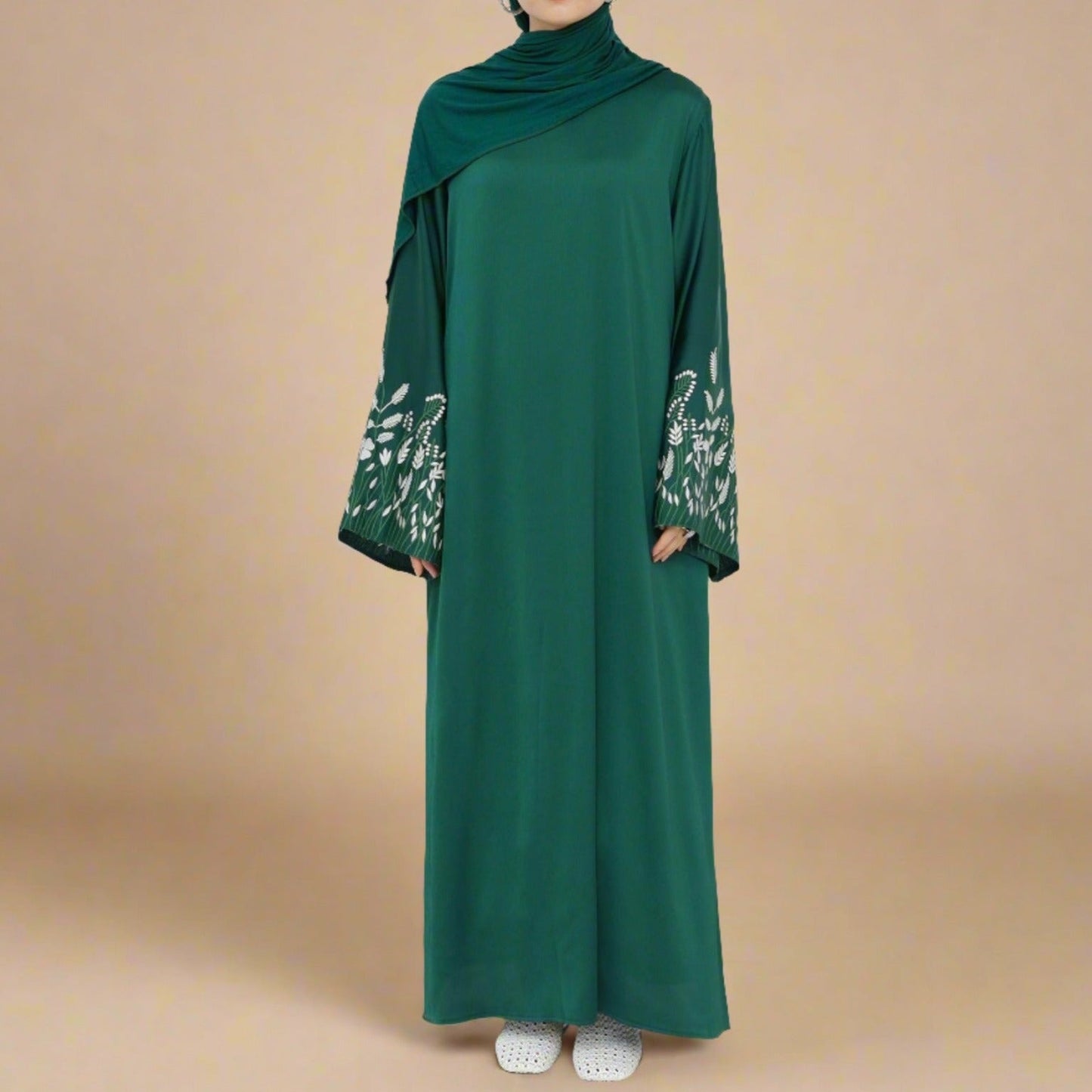 Haneen Arabic-Style Embroidered Abaya - Try Modest Limited