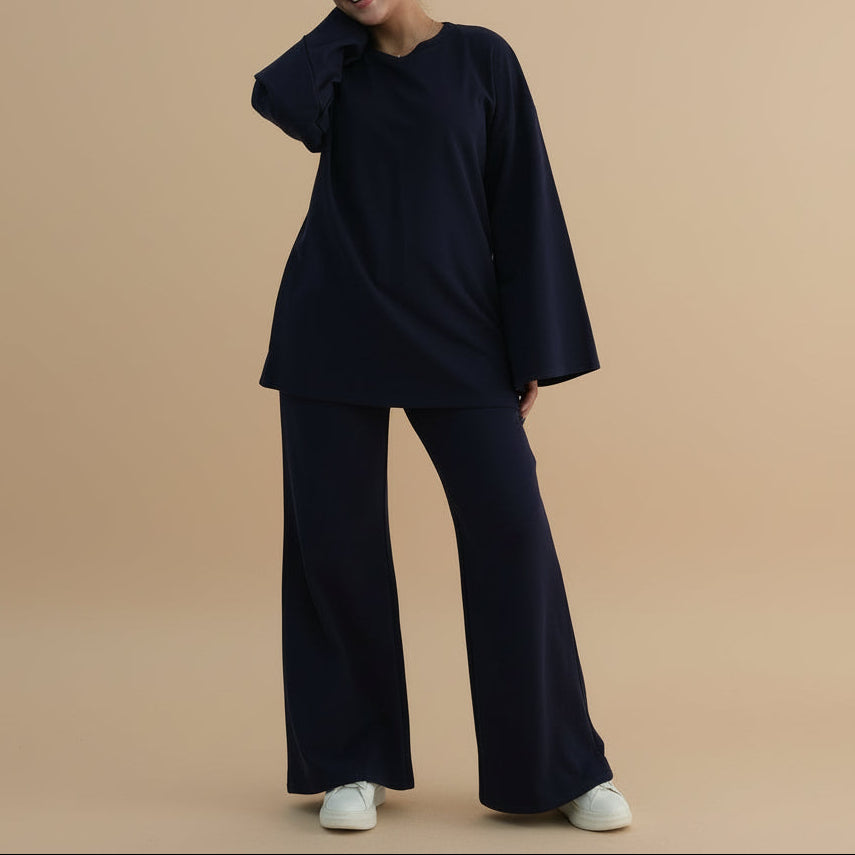 Conjunto modesto de algodón esencial Huda