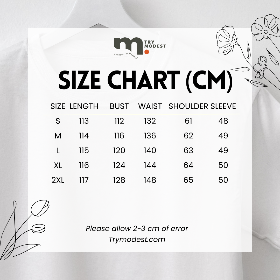 Long sleeve shirt dress for women - Try Modest Limited