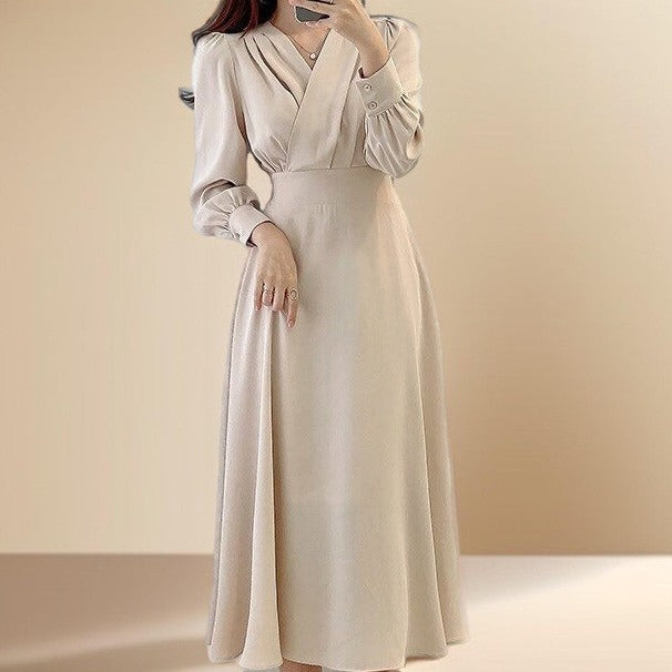 Midi A-Line maxi dress Non-Stretchable Full sleeve - Try Modest Limited 