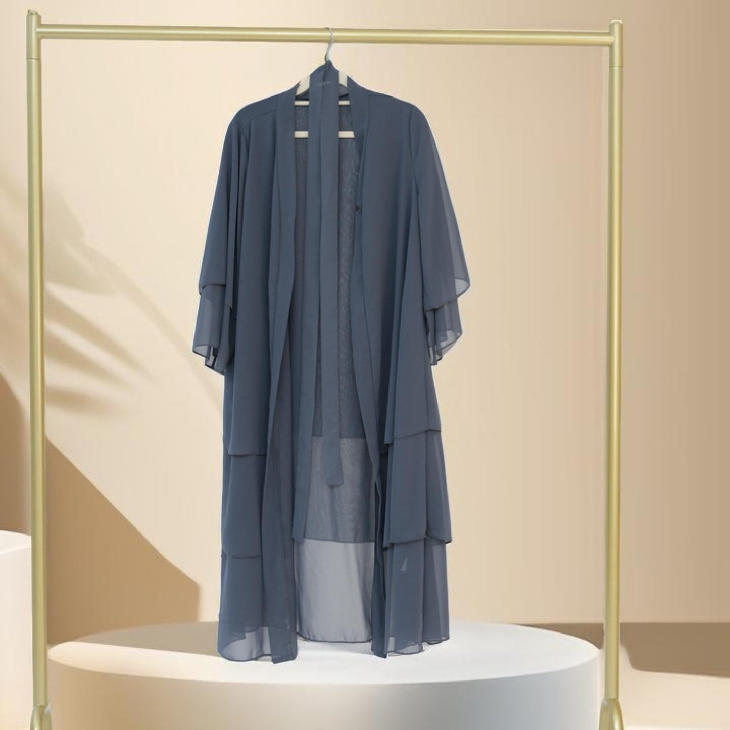 Mini Zayna Three-Layer Chiffon Abaya for Kids - Try Modest Limited