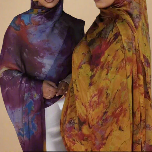 Serene Silk Printed Hijabs-22 prints - Try Modest Limited