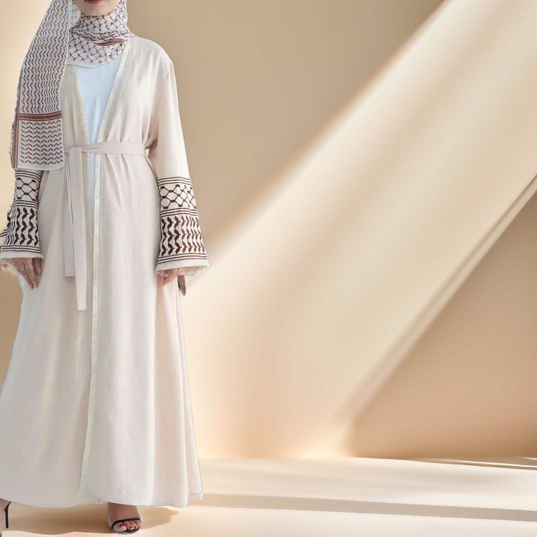Palestine Ethereal Abaya - Try Modest Limited 