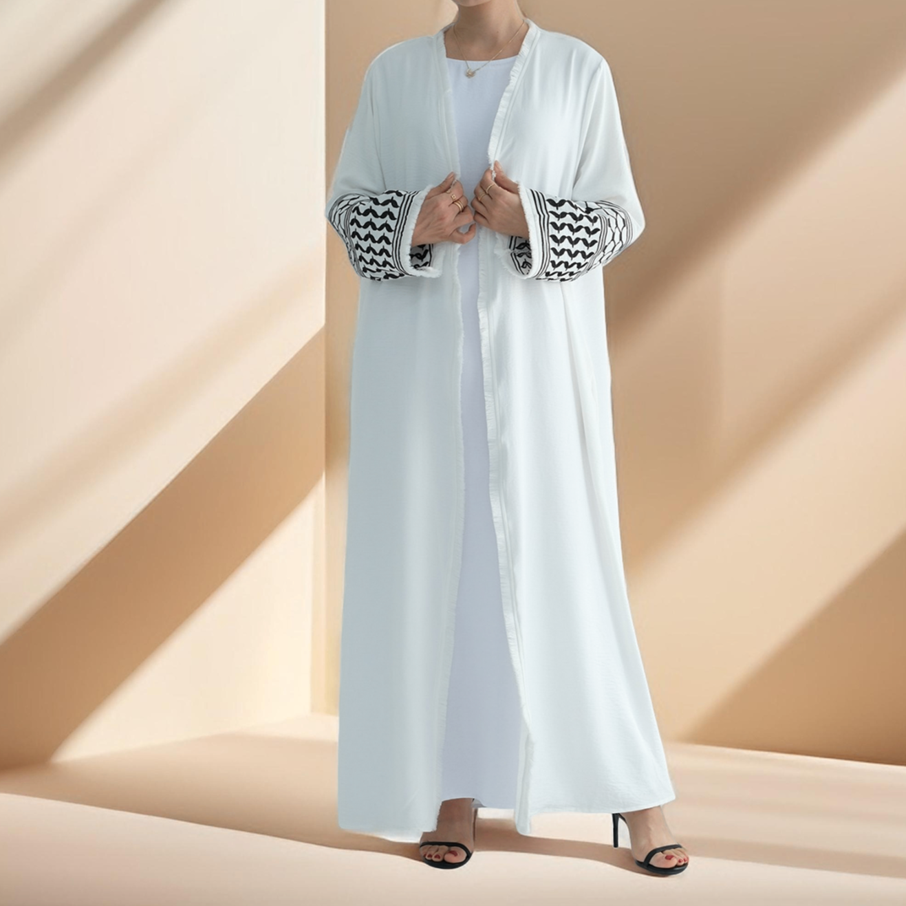 Palestine Ethereal Abaya - Try Modest Limited 