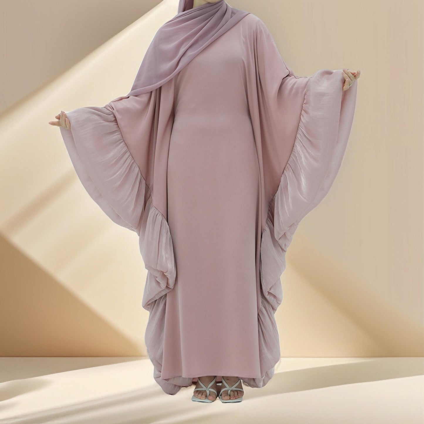 Samiya Butterfly Drape Kaftan - Try Modest Limited
