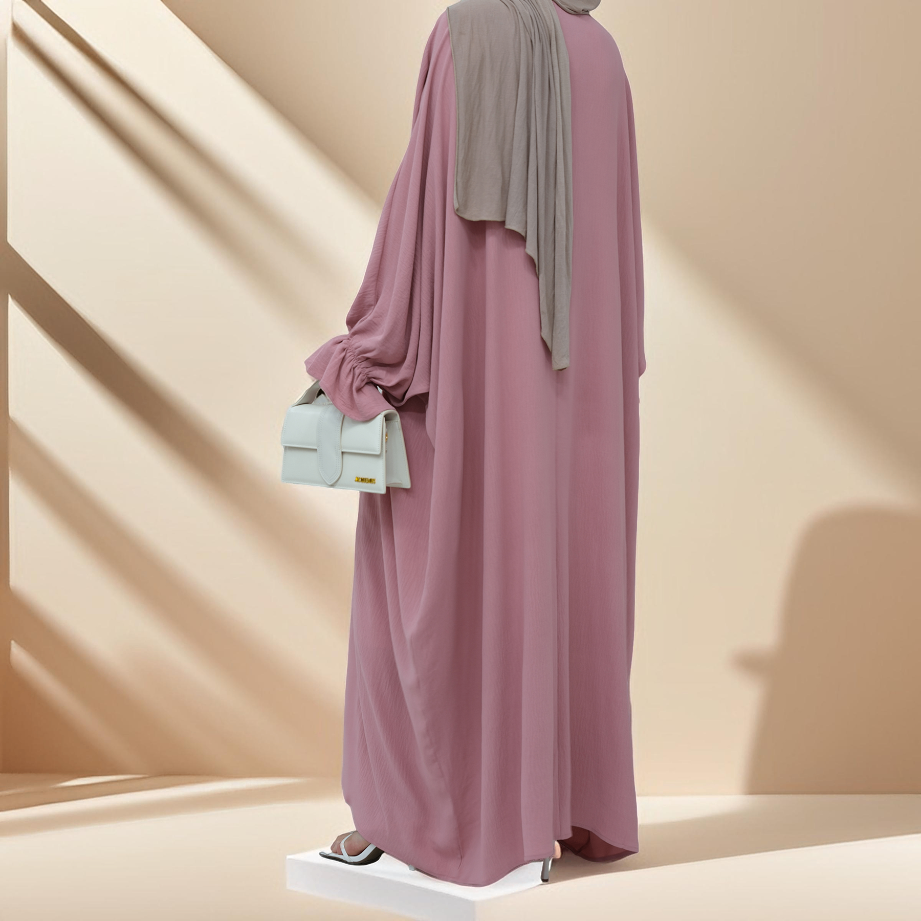 Serene Petal Abaya - Loose Cut & Comfy - Try Modest Limited 