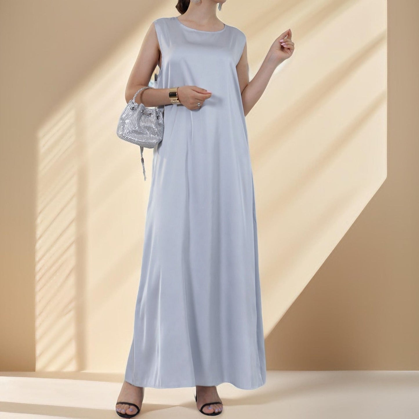 Silky Inner wear slip dress - Try Modest Limited 