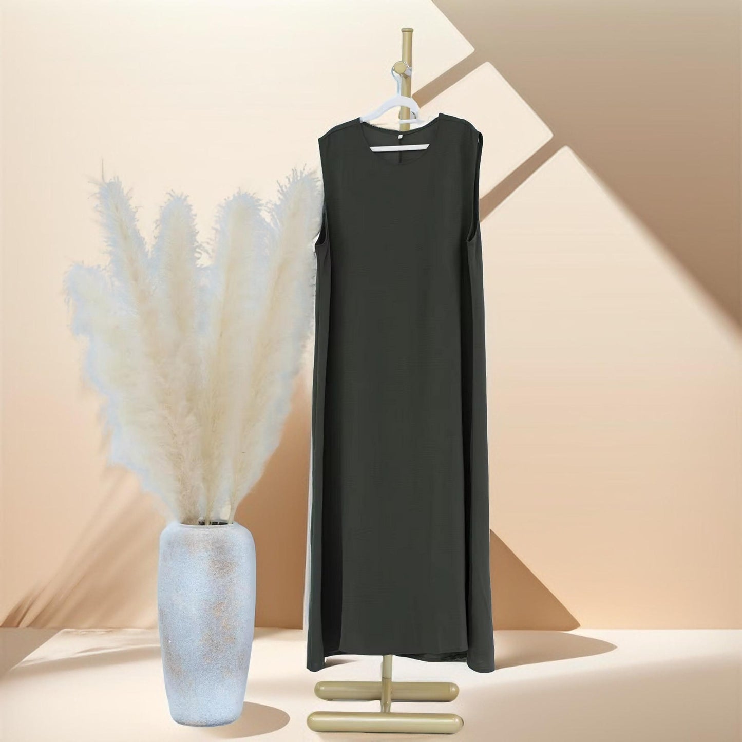 Breathable Underslip Dress for Abayas