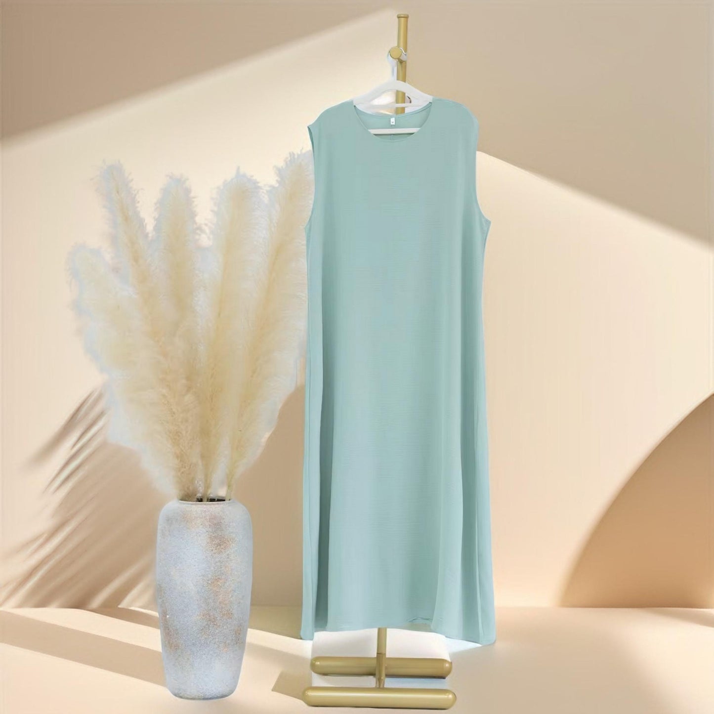Breathable Underslip Dress for Abayas