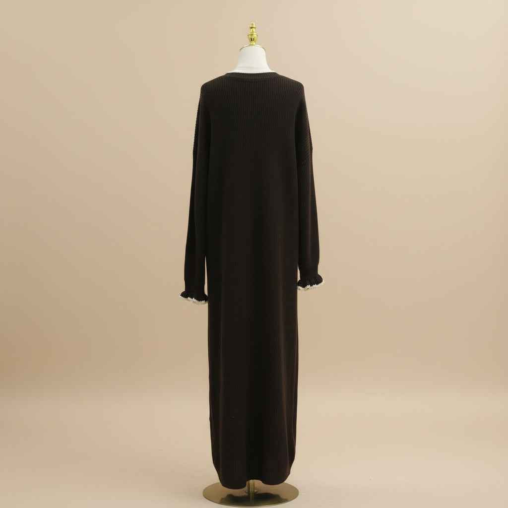 The Ultimate Soft Ribbed Knit Maxi Sweater Dress for Women