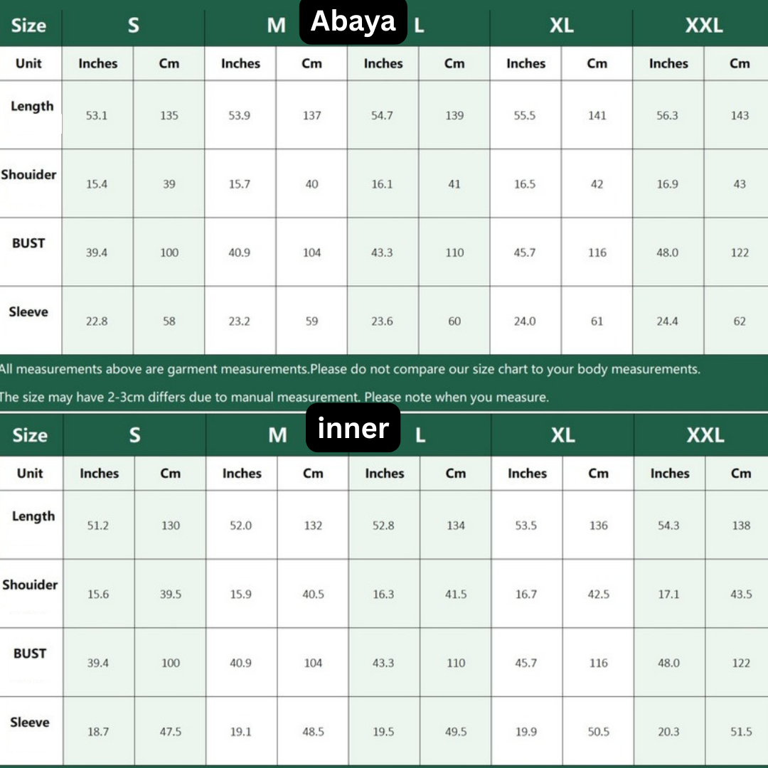 Zayna Crystal Sheer Overlay Abaya & Dress Set - Try Modest Limited