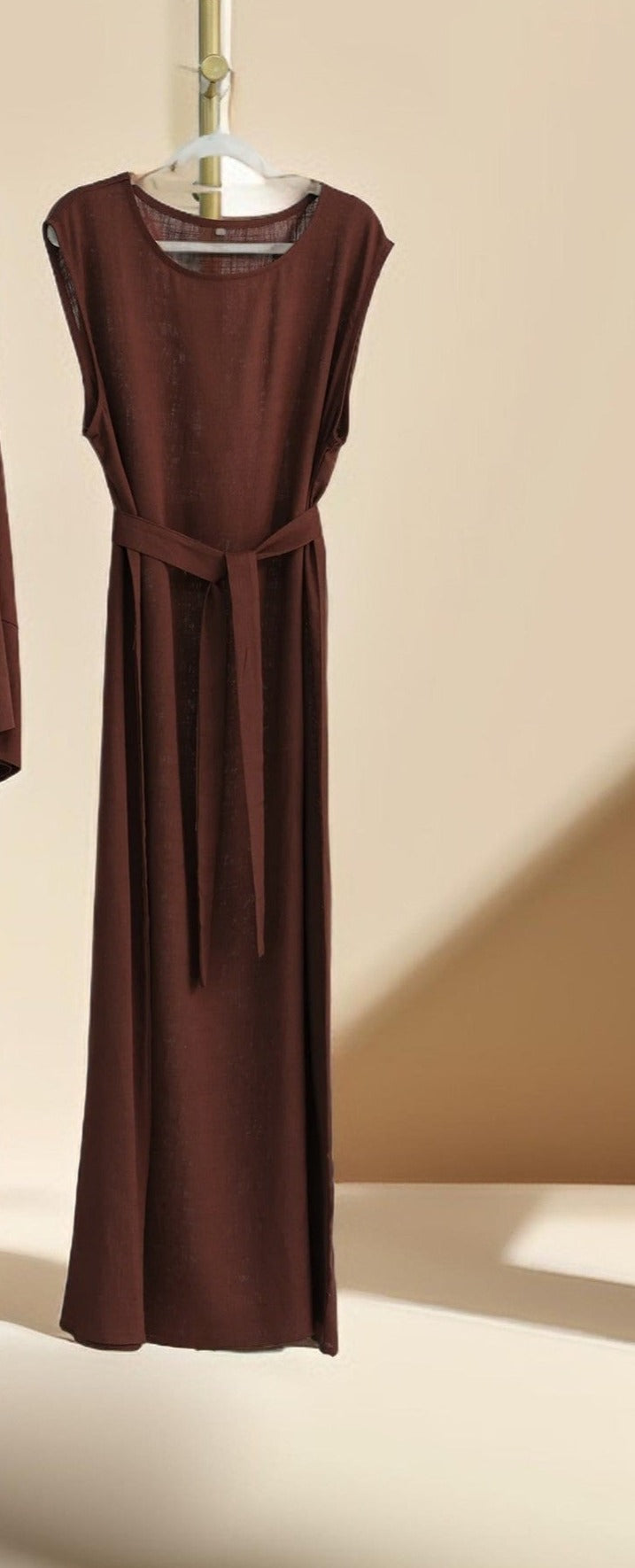 Linen abaya inner slip dress - Try Modest Limited 