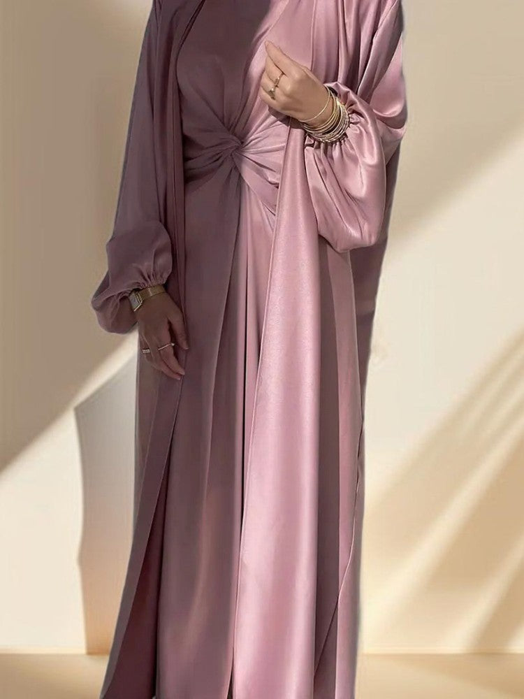 Luxury 2 piece abaya dress - Try Modest Limited 