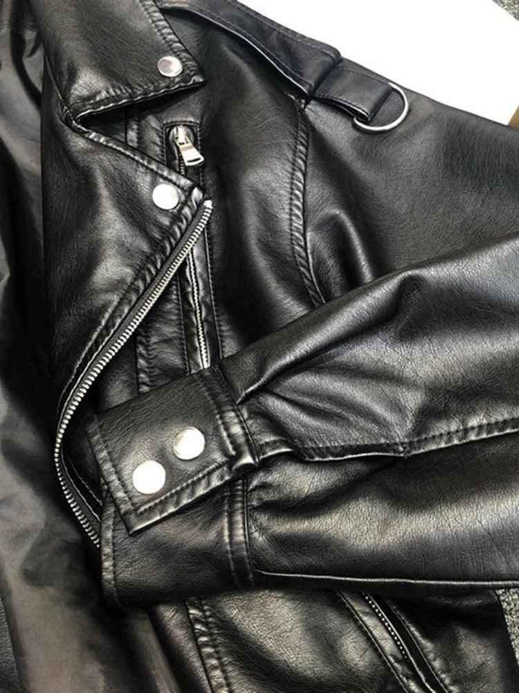 Buy Best Elegant Black-Faux leather Jacket - Try Modest Limited