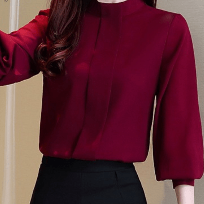 Buy Simple Elegant Chiffon top for ladies-Non Stretchable - Try Modest Limited