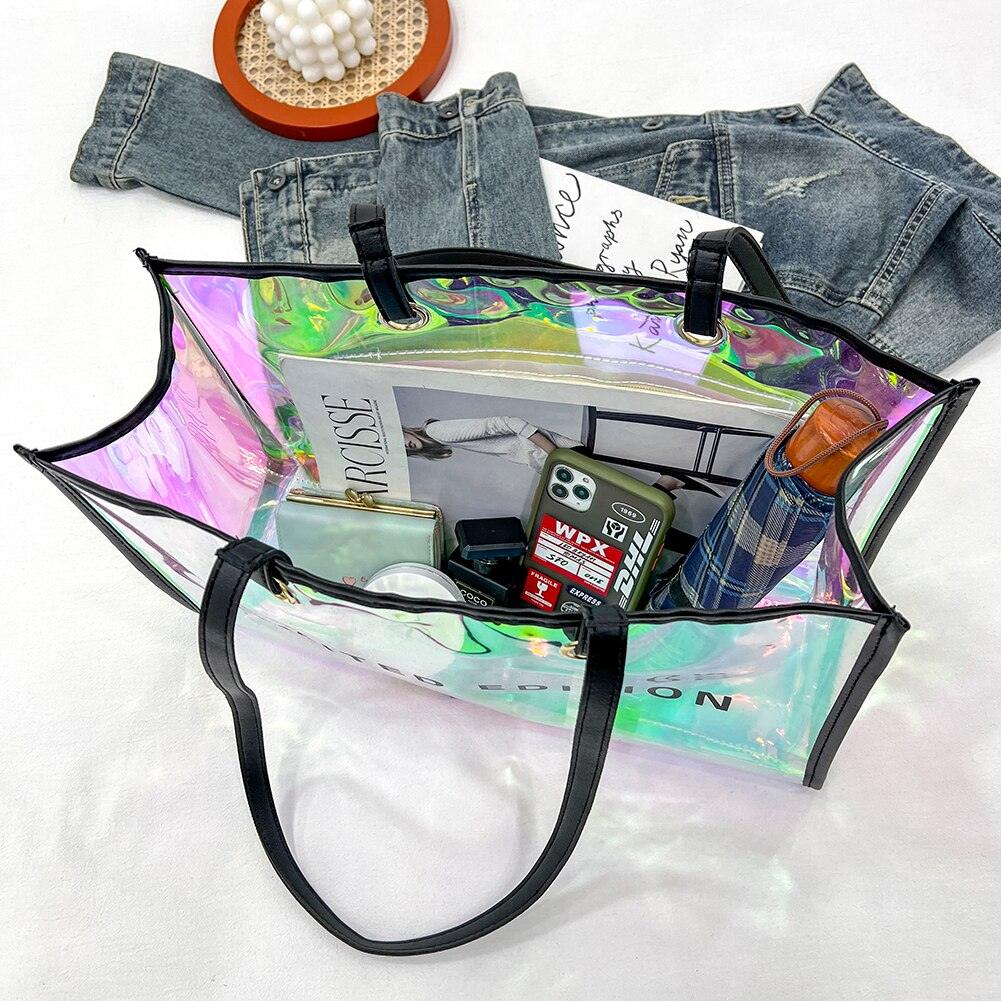 Fashion Transparent PVC Handbag for Women - Try Modest Limited