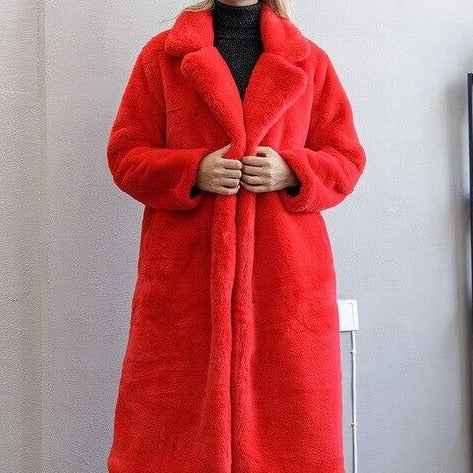 Faux Fur Coat- Winter coats for women - Try Modest Limited