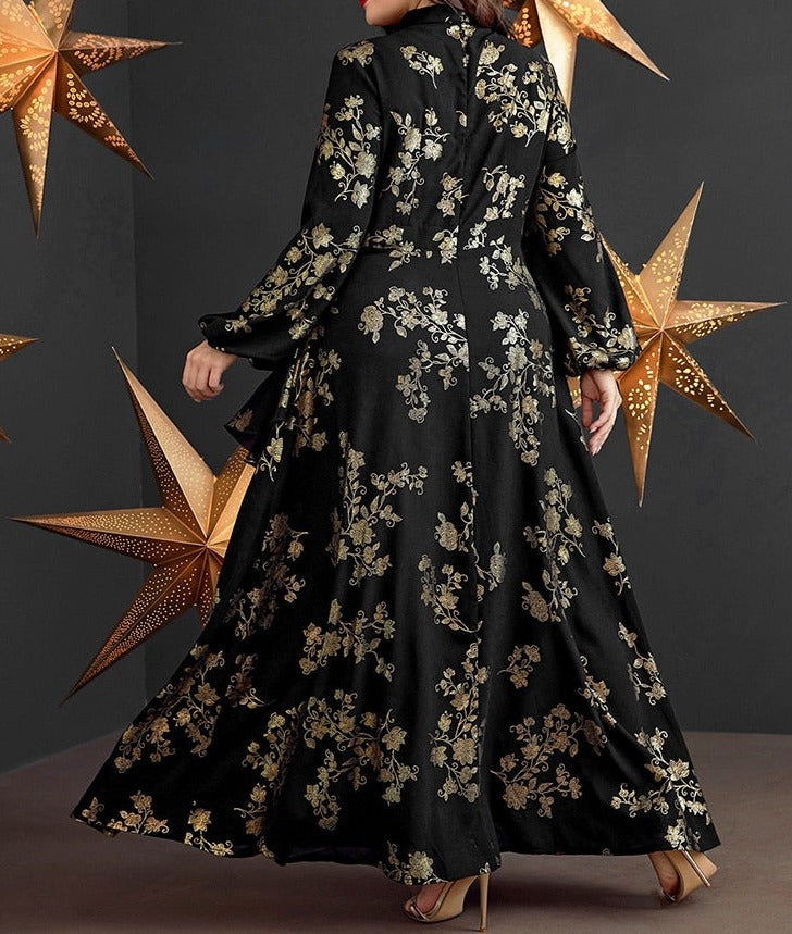 Festive-Beautiful Plus Size Large Maxi Dress - Try Modest Limited