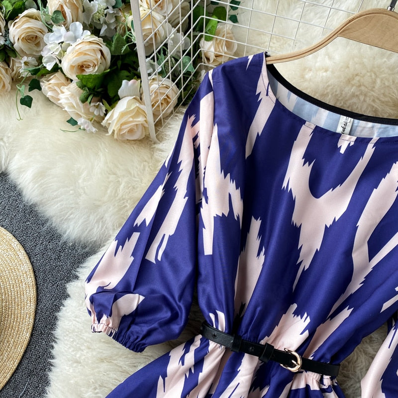 Long O-neck maxi dress Women's Clothing - Try Modest Limited