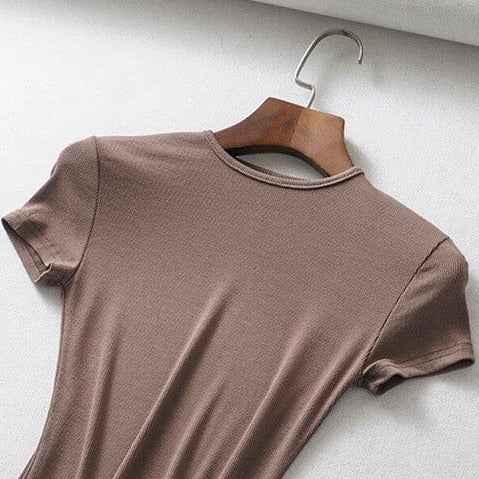 Short sleeve bodysuit- Casual romper for women - Try Modest Limited