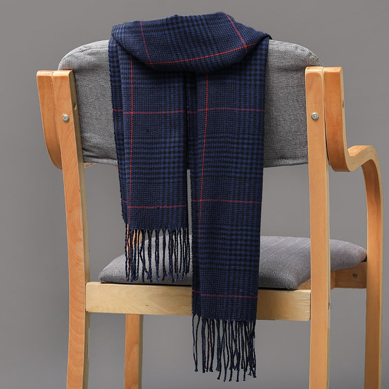 Warm Cashmere plaid scarf - Try Modest Limited