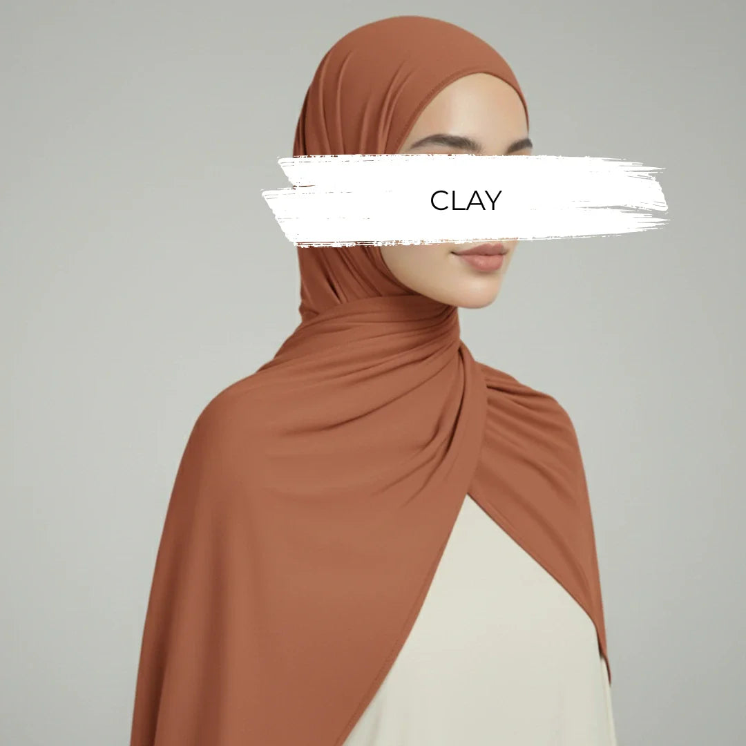 Premium Bamboo Jersey Hijab - Try Modest Limited Immagine