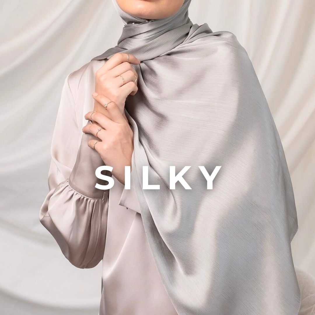 Best Luxury Printed Silk Hijab | High-Shine, Statement Prints - Try Modest Limited