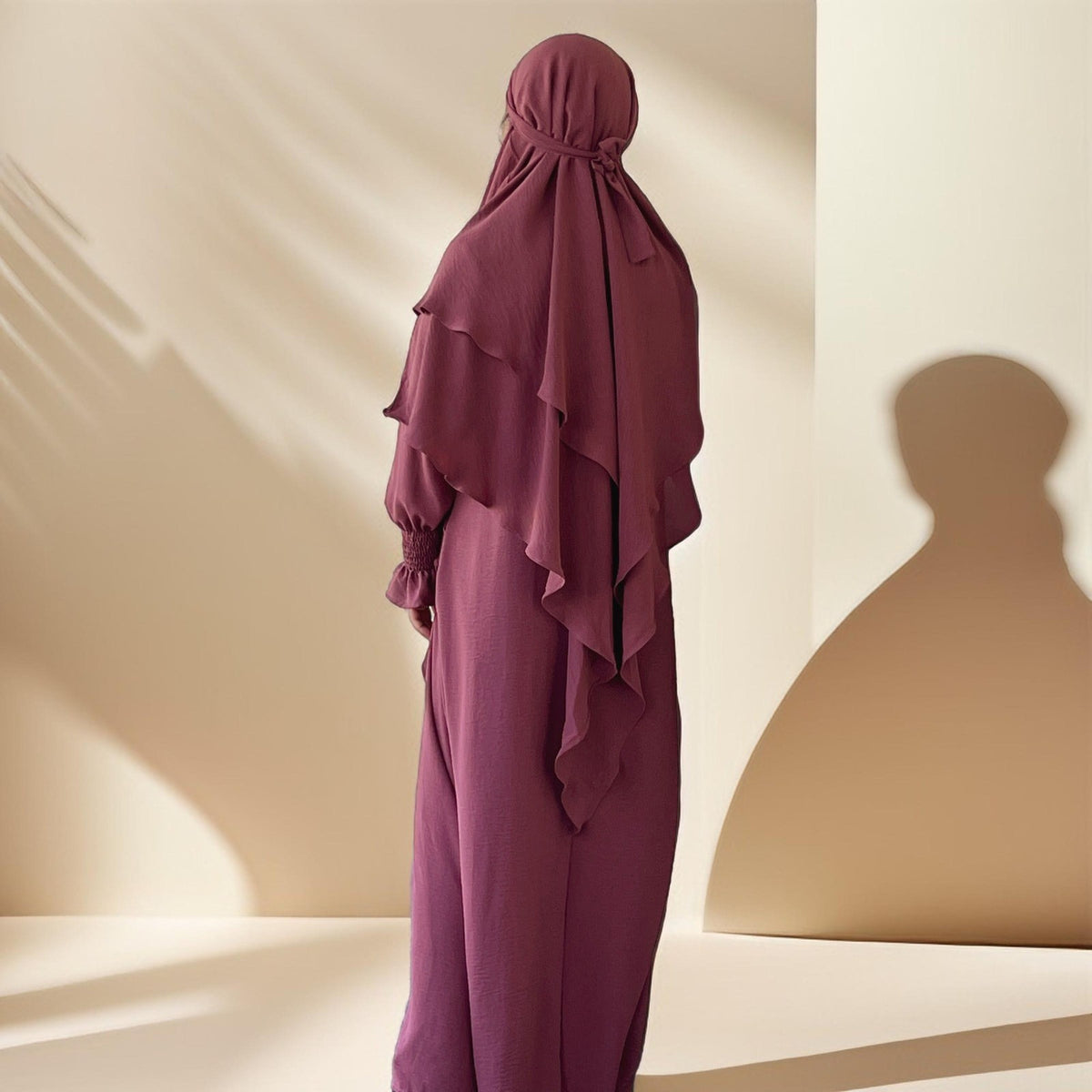 2 PC Umrah abaya/Prayer dress with khimar - Try Modest Limited