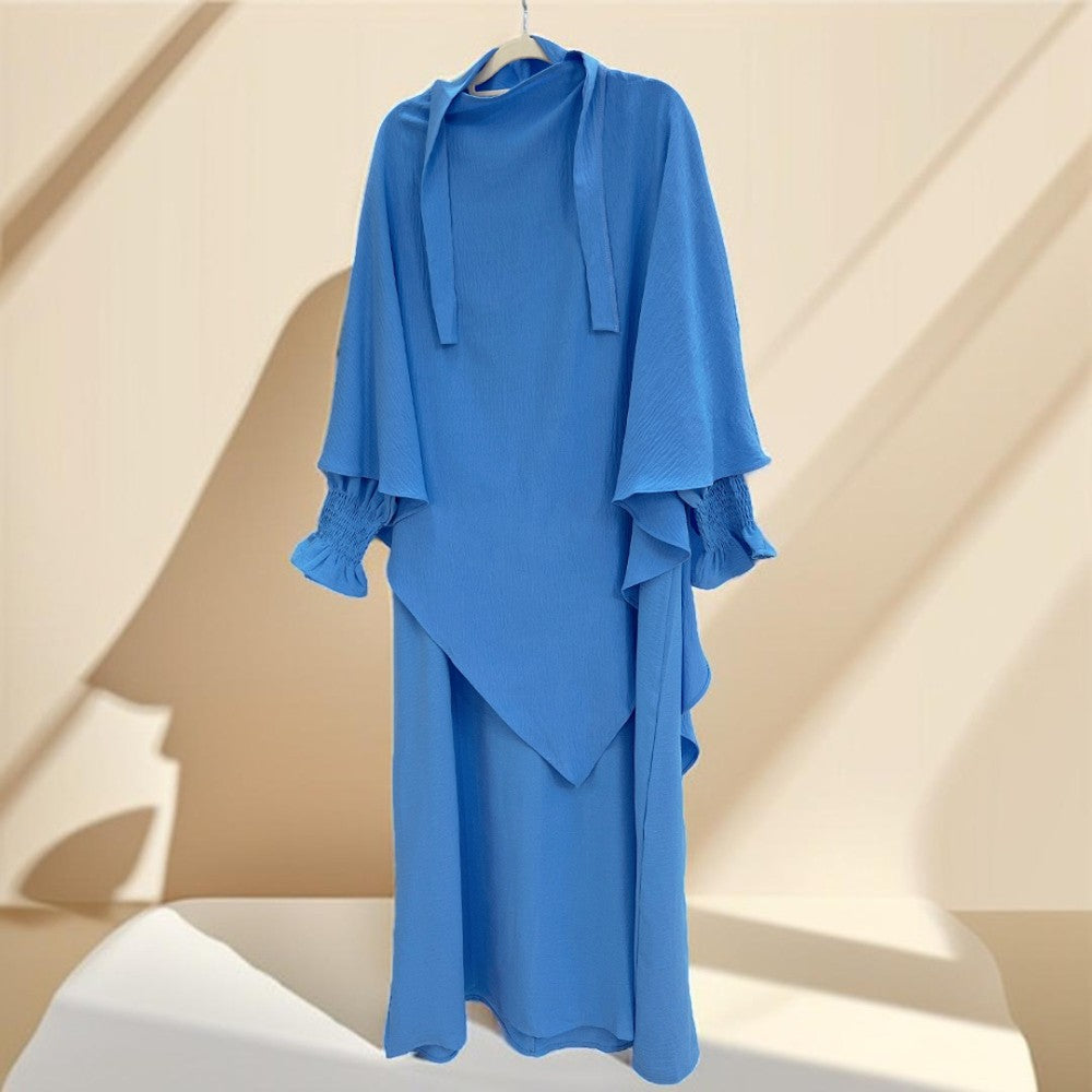 2 PC Umrah abaya/Prayer dress with khimar - Try Modest Limited 