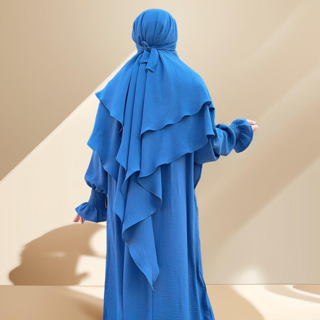 2 PC Umrah abaya/Prayer dress with khimar - Try Modest Limited