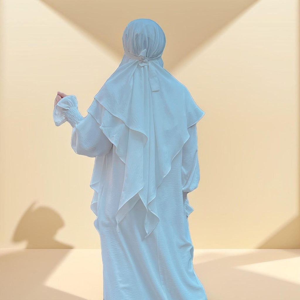 2 PC Umrah abaya/Prayer dress with khimar - Try Modest Limited