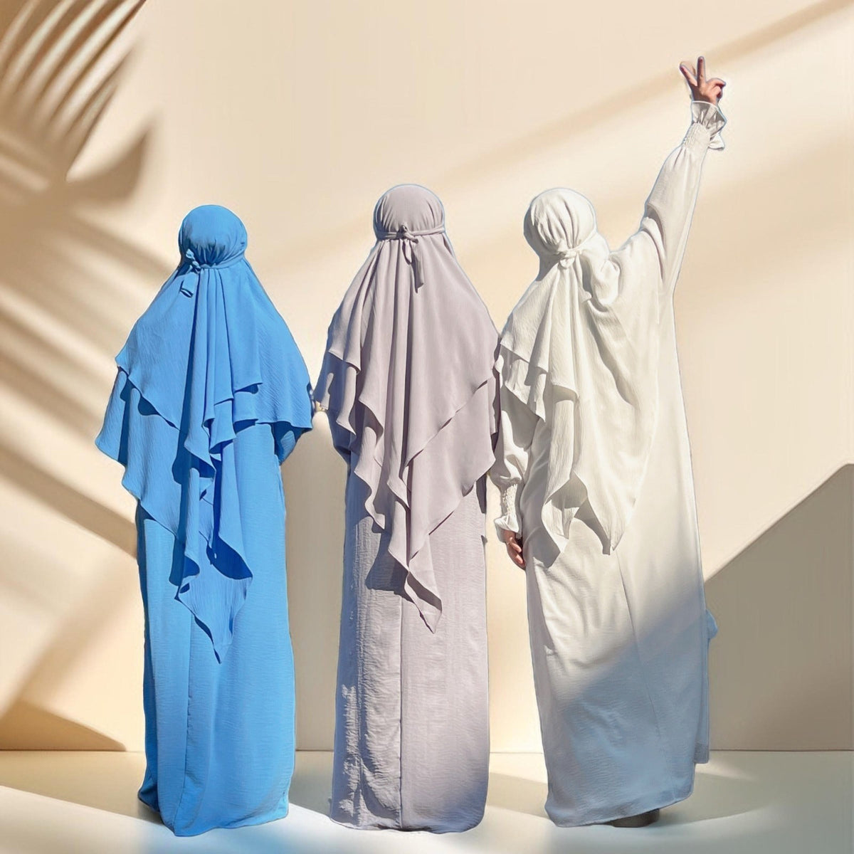 2 PC Umrah abaya/Prayer dress with khimar - Try Modest Limited