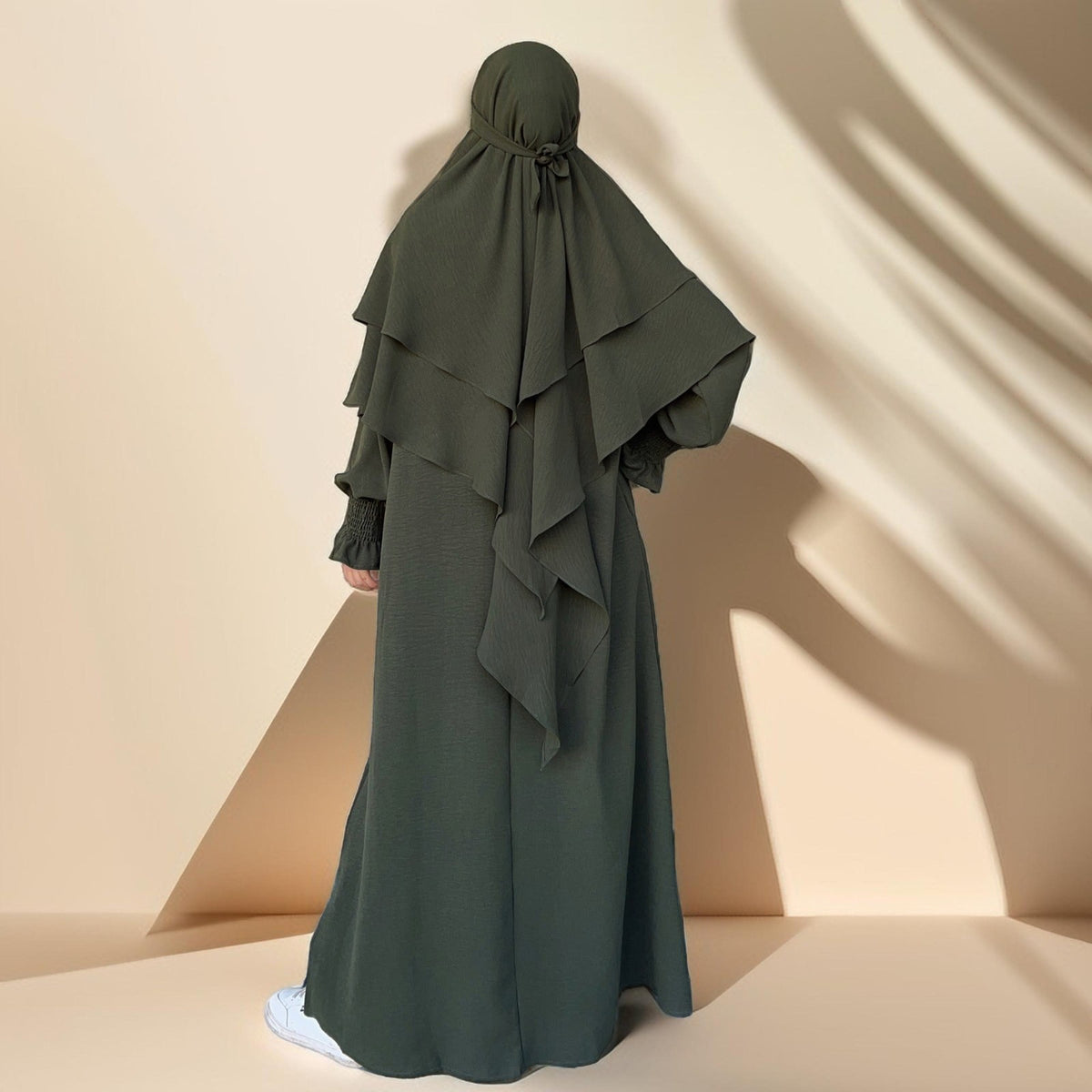 2 PC Umrah abaya/Prayer dress with khimar - Try Modest Limited