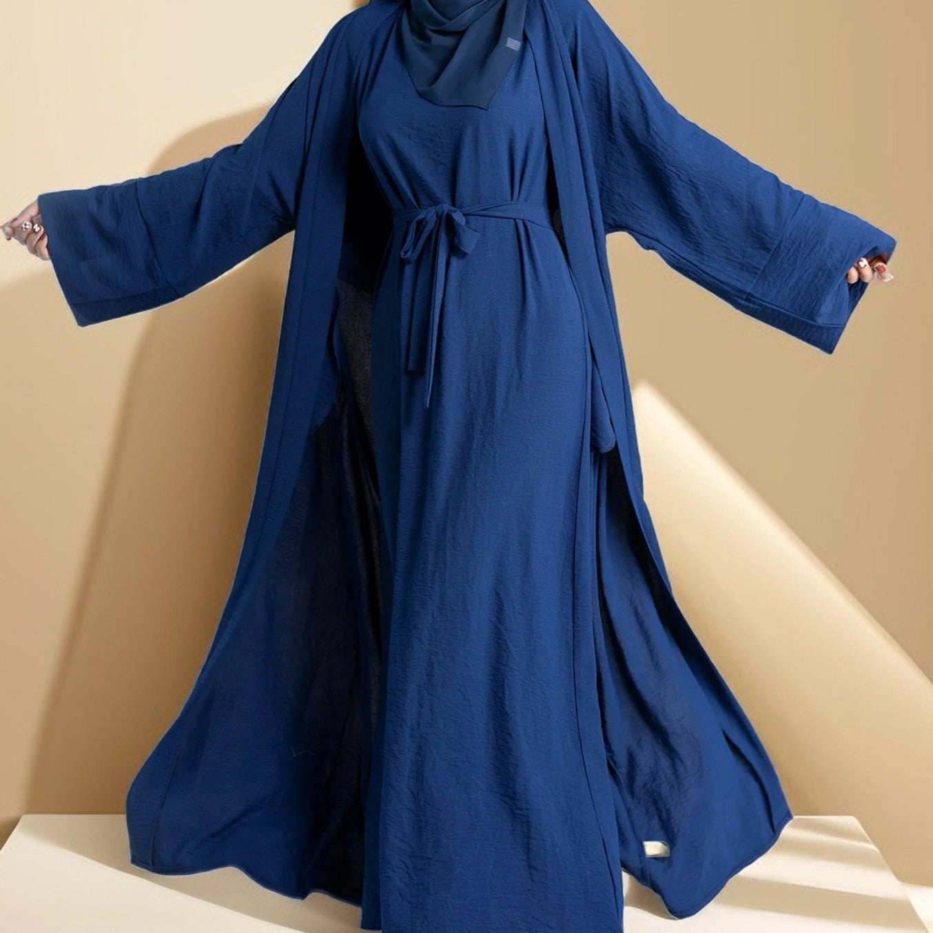 2 Piece Crepe Abaya Set - Try Modest Limited 