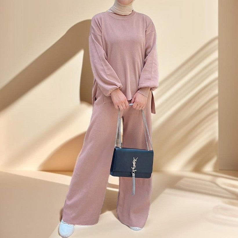 2-Piece Knitted Sweater Set - Try Modest Limited