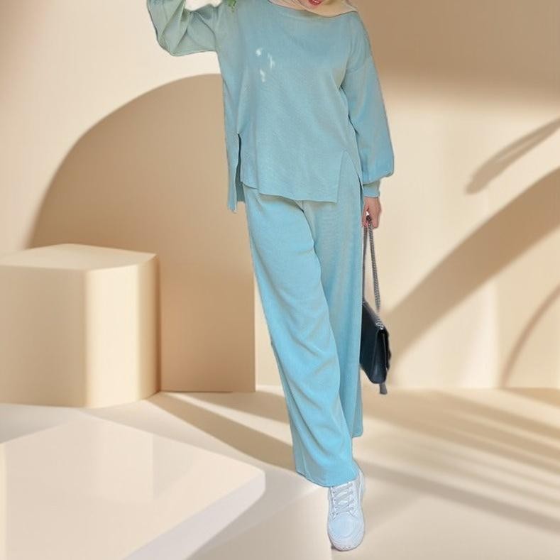 2-Piece Knitted Sweater Set - Try Modest Limited