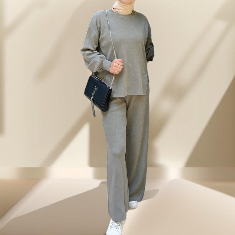 2-Piece Knitted Sweater Set - Try Modest Limited