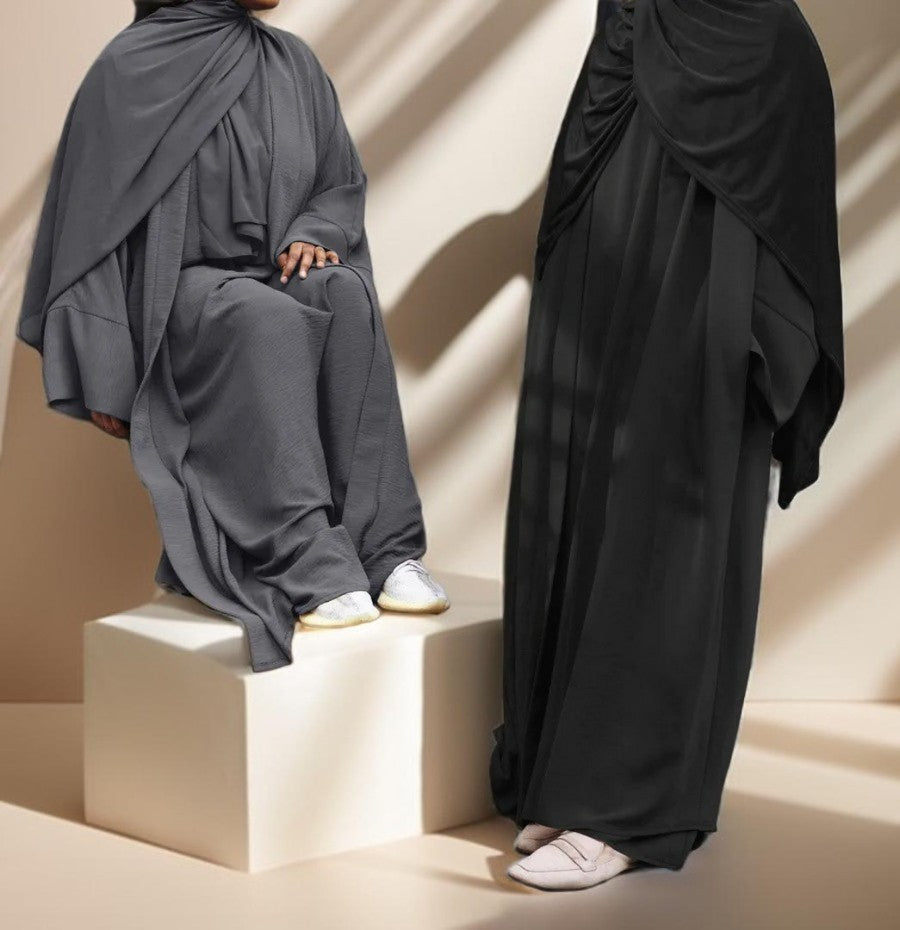 2 piece robe with belt - Try Modest Limited