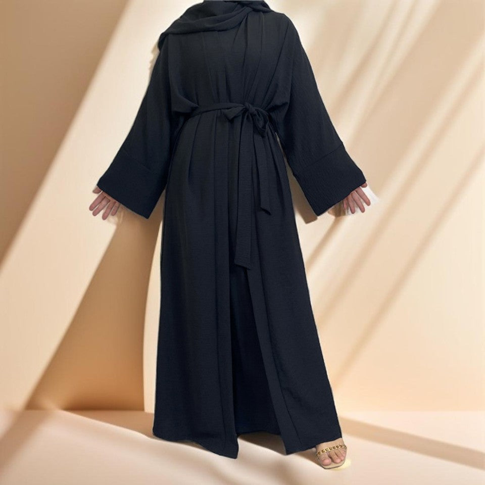 2 piece robe with belt - Try Modest Limited