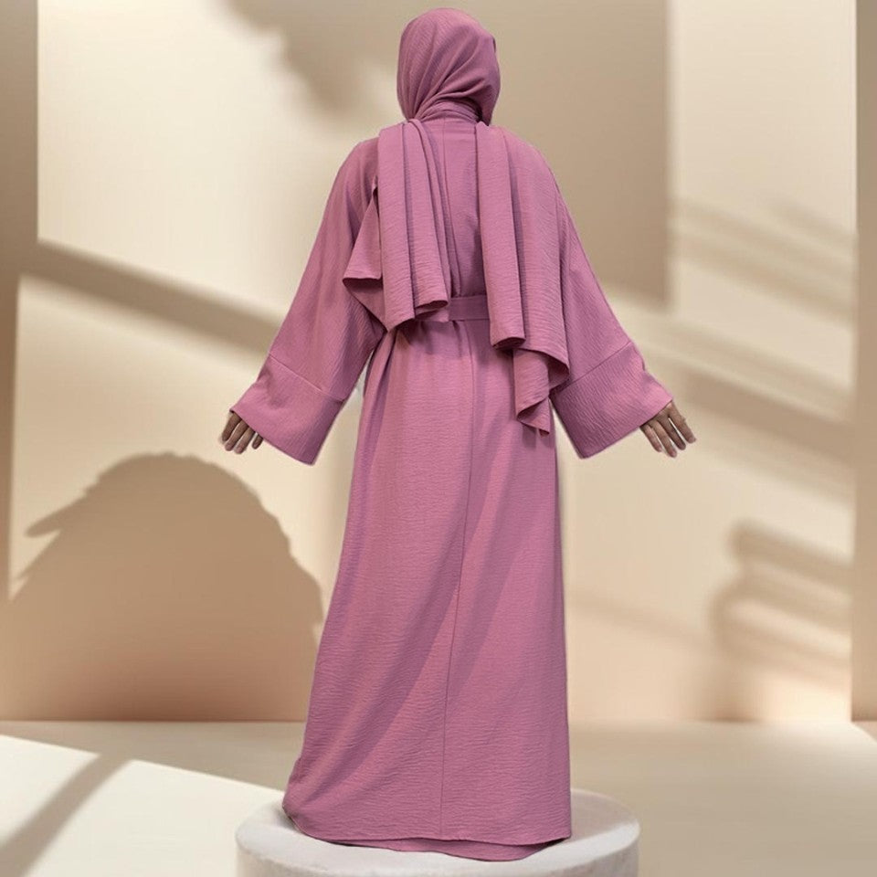 2 piece robe with belt - Try Modest Limited